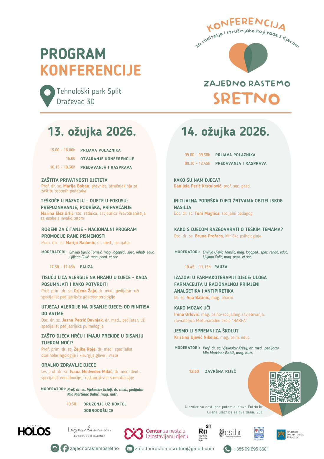 II. konferencija za roditelje i stručnjake koji rade s djecom “Zajedno rastemo sretno”